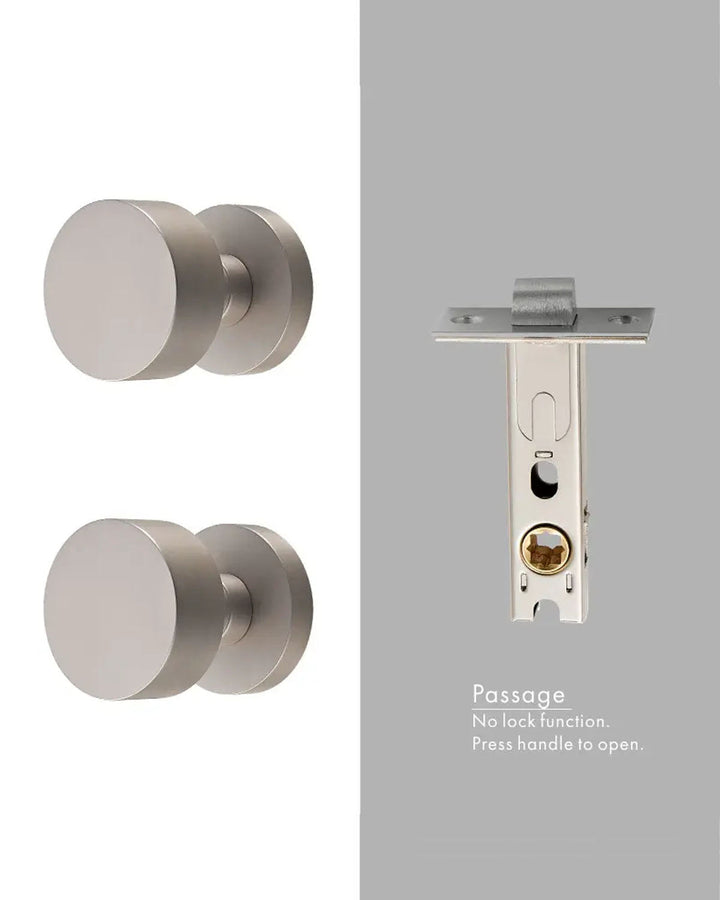 NORDIC style Solid Brass Door Knob Set - Luxury Handles