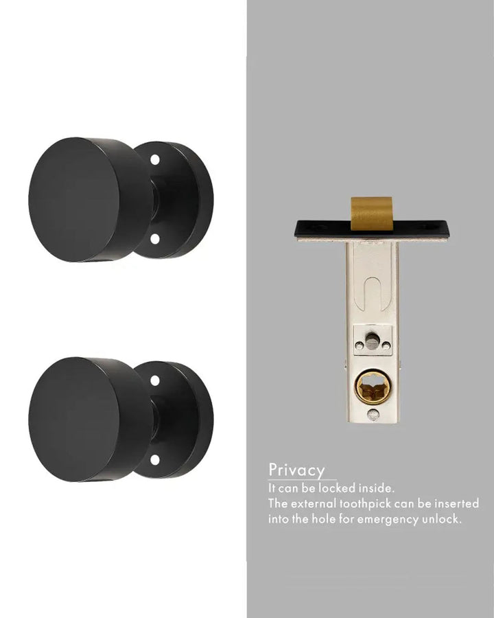 NORDIC style Solid Brass Door Knob Set - Luxury Handles