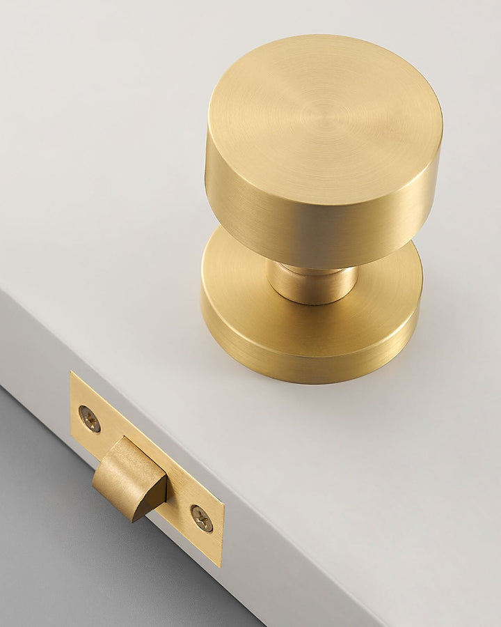 NORDIC style Solid Brass Door Knob Set - Luxury Handles