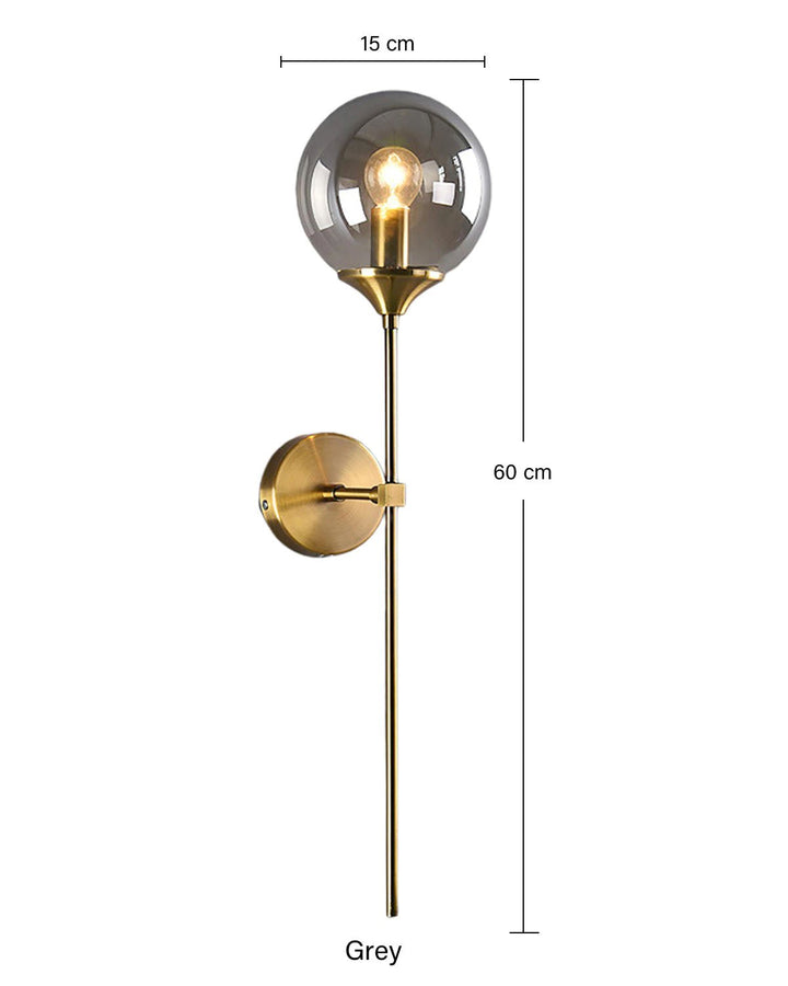 NORIMO Glass Ball LED Wall Light - Luxury Handles