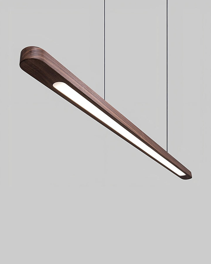 TRONCO Real Walnut Oval Pendant LED Light - Luxury Handles