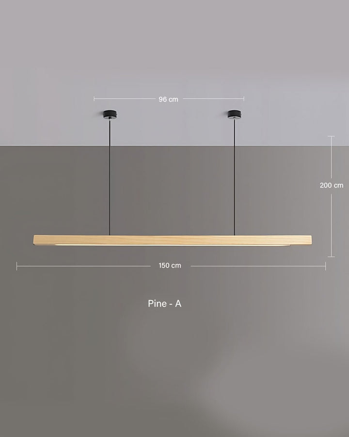 TRONCO Real Wood Pendant LED Light - Luxury Handles