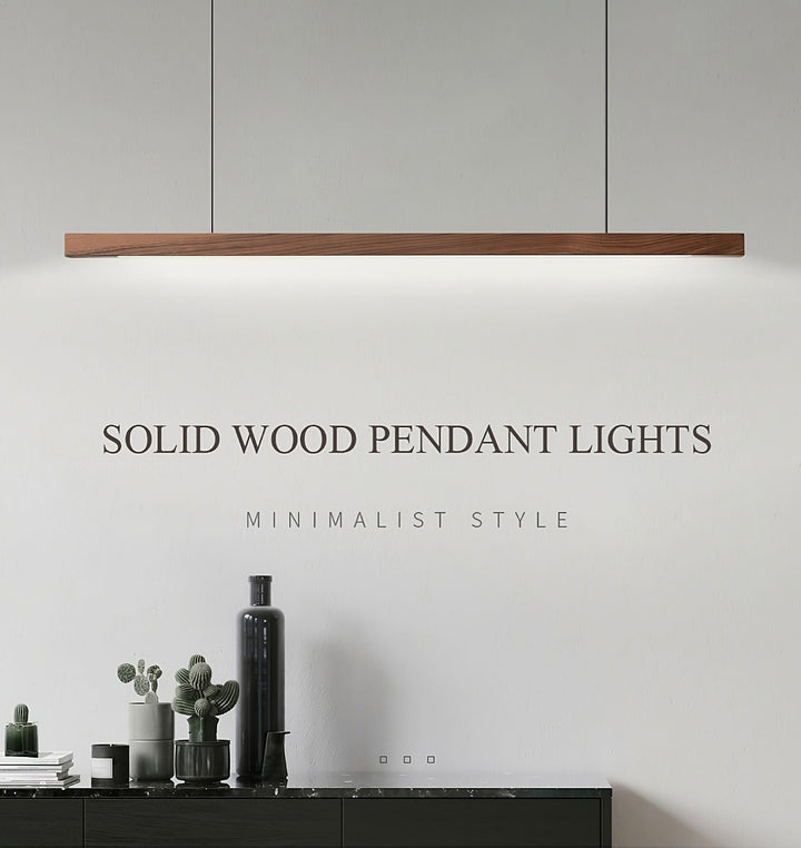 TRONCO Real Wood Pendant LED Light - Luxury Handles